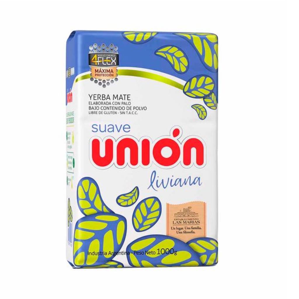 Yerba Mate Union Original Liviana 4flex 1 Kg